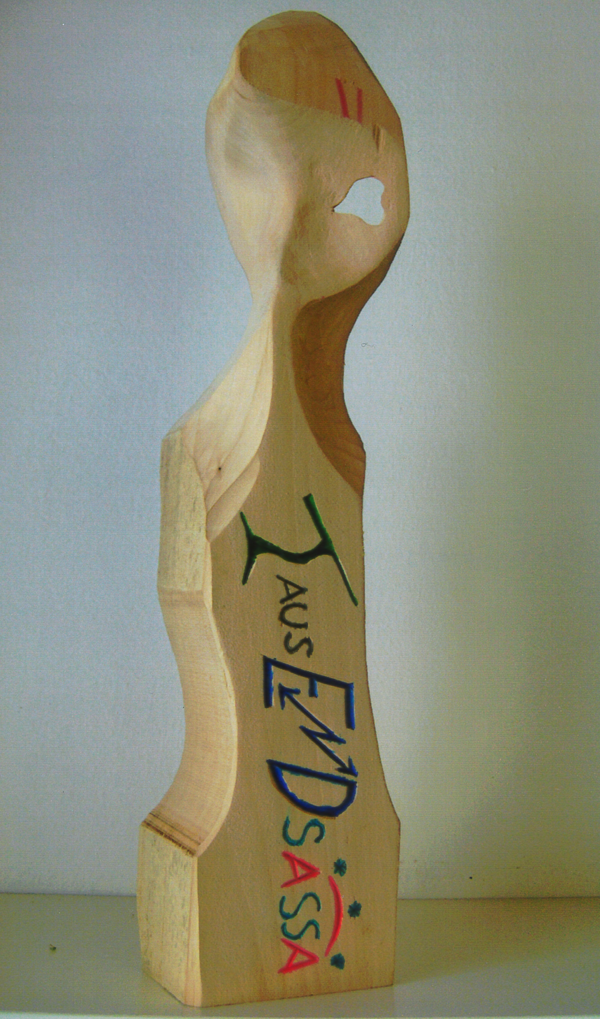 Holzstatue